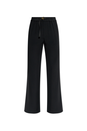 MM6 Maison Margiela Wool wide-leg pants | Women's Clothing